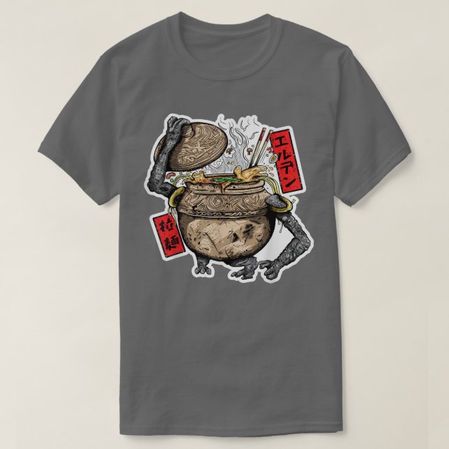 Ramen Bowl Nerdy Gamer Video Game Player Boys Teen T-Shirt (Design Front)