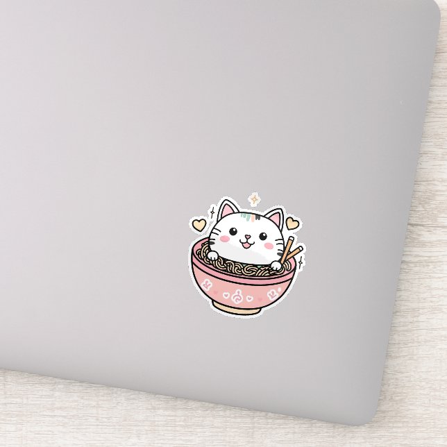 Ramen Cat - Cute Kawaii (Detail)