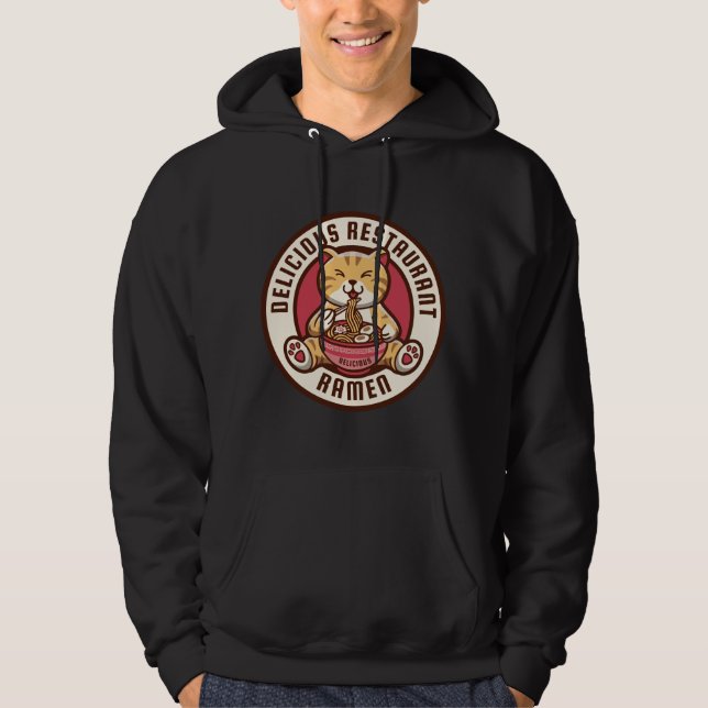 Ramen Cat Hoodie (Front)