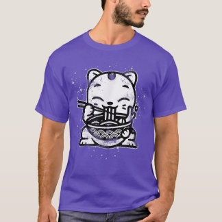 Ramen Cat Kawaii Anime Cool Japanese Gift  T-Shirt