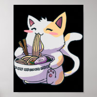 Ramen Cat Kawaii Anime Japanese Gift