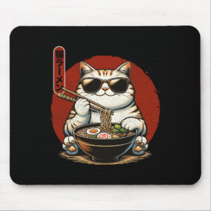 Ramen Cat Kawaii Anime Japanese Kawaii Neko 1 Mouse Pad