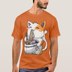 Ramen Cat Kawaii Anime Otaku  T-Shirt