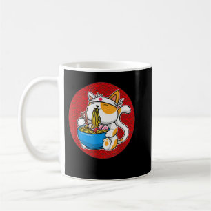Ramen Cat Neko Anime Cat Lover Kawaii Japanese Gir Coffee Mug