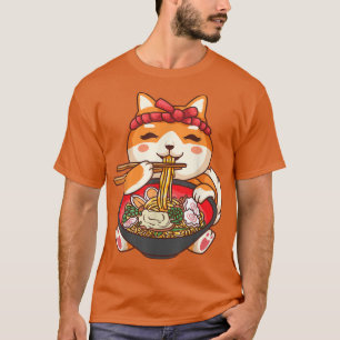 Ramen CatJapanese Kawaii Anime Lover 1167 T-Shirt