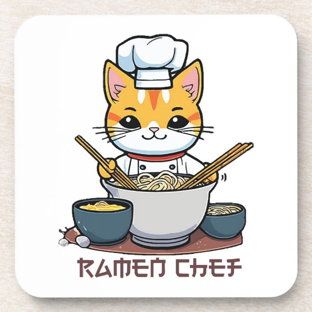 Ramen Chef Coaster (Front)