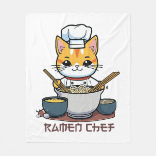 Ramen Chef Fleece Blanket