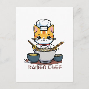 Ramen Chef Postcard