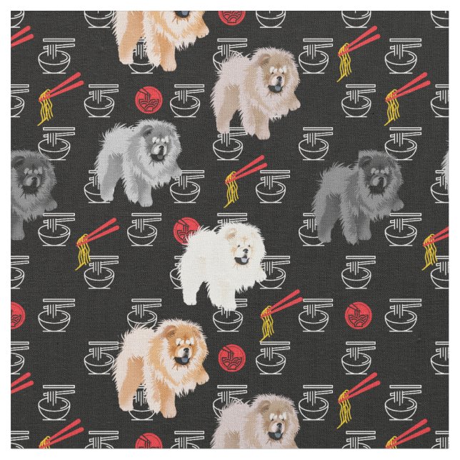 RAMEN CHOWS  Fabric  (Close Up)
