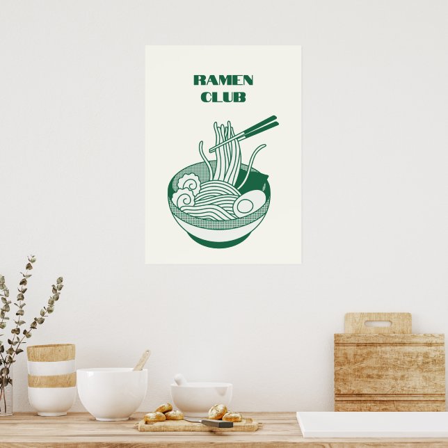 Ramen club  poster (Kitchen)