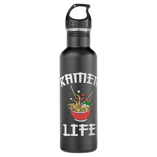 Ramen Club Team | Ramen Life Lovely Design 710 Ml Water Bottle (Front)