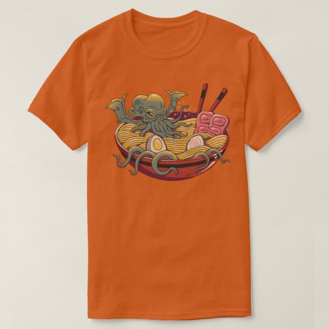Ramen Cthulhu  T-Shirt (Design Front)