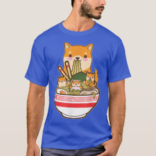 Ramen Dog Shiba Inu Japanese Kawaii Cute Anime Pup T-Shirt