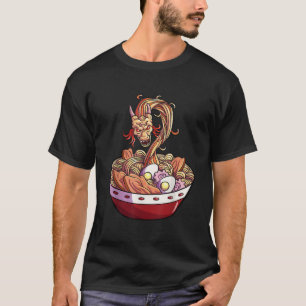 Ramen Dragon Kawaii Anime Japanese Gift T-Shirt