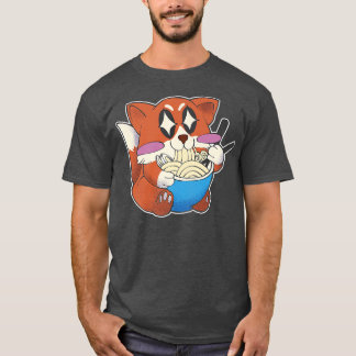 Ramen Fox Anime Manga Graphic Japan Animal Cute Ka T-Shirt