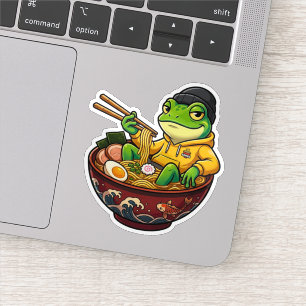 Ramen Frog Sticker