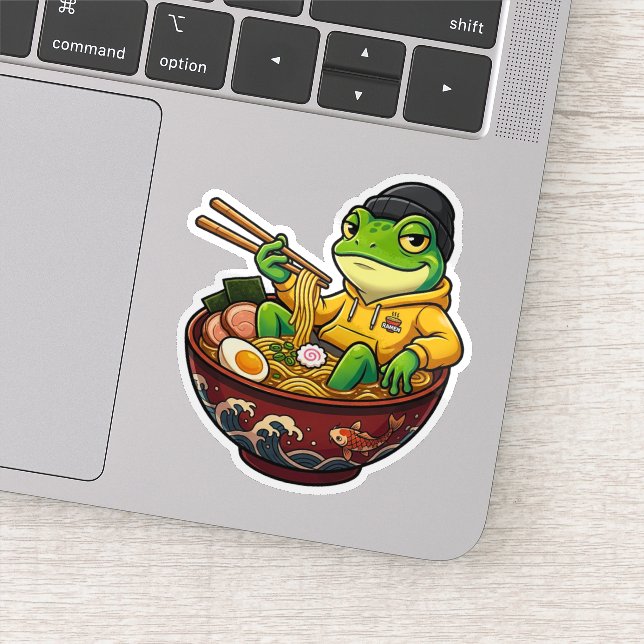 Ramen Frog Sticker (Detail)