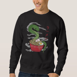 Ramen Funny Snake Japanese Food Kawaii Sweatshirt