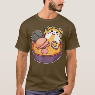 Ramen Hamster Kawaii Anime Japanese Gift T-Shirt