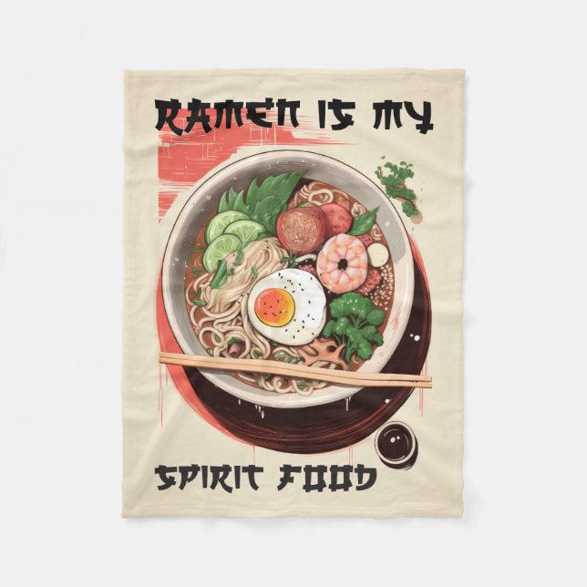 Ramen Is My Spirit Food Cosy Blanket (Front)