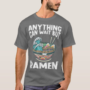 Ramen Japan Kawaii Noodle Bowl Kanagawa Wave  T-Shirt