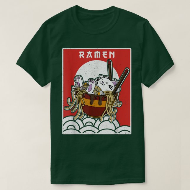 Ramen Japan Noodles Noodle Japanese Cuisine 1303 T-Shirt (Design Front)