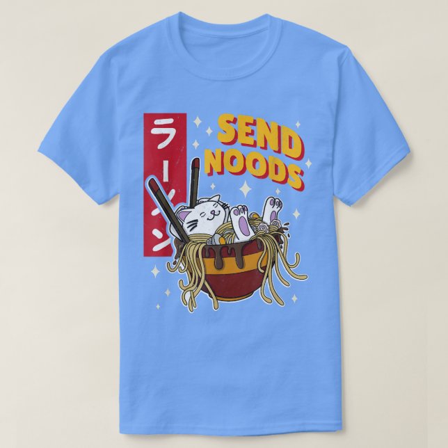 Ramen Japan Noodles Noodle Japanese Cuisine 1305 T-Shirt (Design Front)