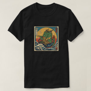 Ramen Japanese Funny Kawaii baby dragon Anime T-Shirt
