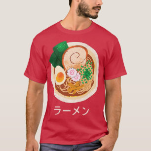 Ramen Japanese Kanji Noodle Food Funny Noodles Sou T-Shirt