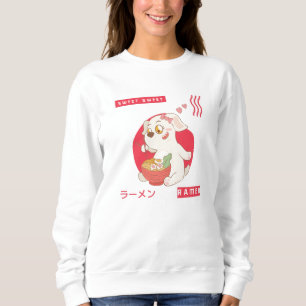 Ramen Japanese Noodles Sweet Dog Eats Ramen Sweatshirt
