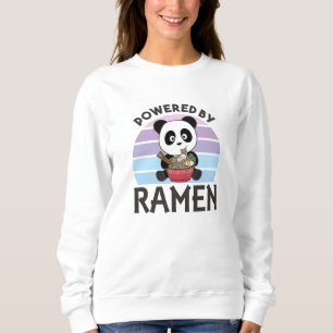 Ramen Japanese Noodles Sweet Panda Eats Ramen Sweatshirt