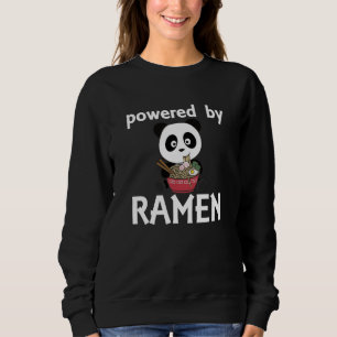 Ramen Japanese Noodles Sweet Panda Eats Ramen Sweatshirt