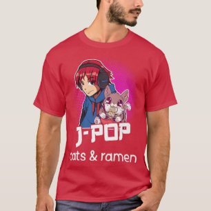 Ramen  JPop Cat Lover Ramen Noodles Japanese Pop M T-Shirt