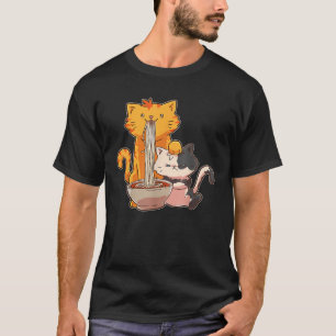 Ramen Kawaii Anime Cat Ramen Japanese Food T-Shirt