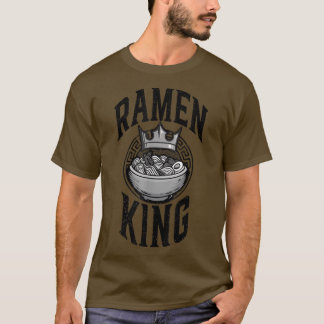 Ramen King, Cute Japanese Anime For Men, Noodle  T-Shirt
