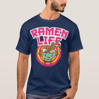 Ramen Life Kawaii Anime Japanese  T-Shirt