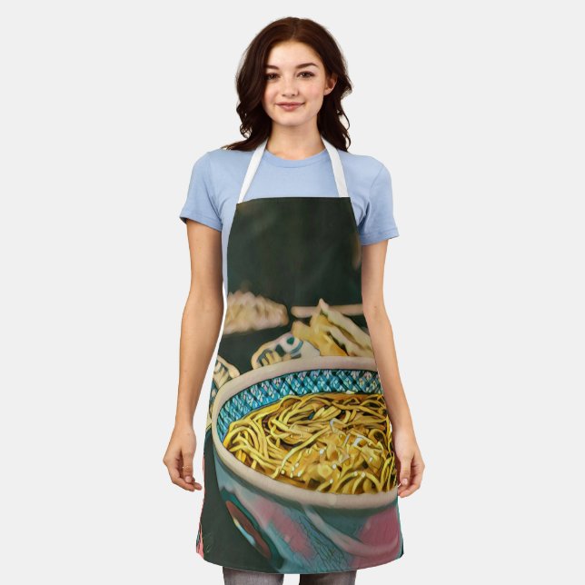 Ramen lover artwork apron (Worn)