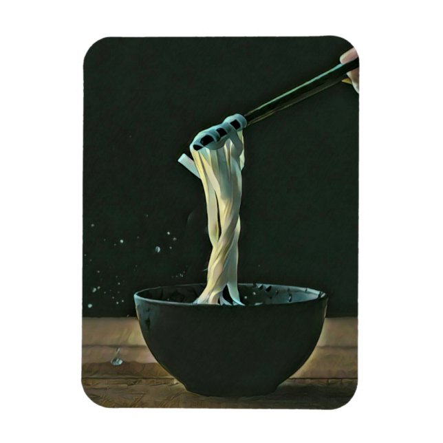 Ramen lover artwork magnet (Vertical)
