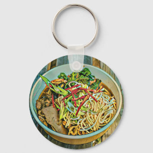 Ramen lover gift key ring
