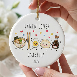 Ramen Lover Personalised Ornament