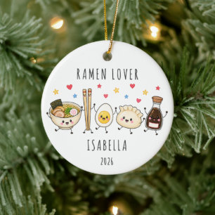 Ramen Lover Personalised Ornament