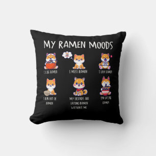 Ramen Lover Shiba Inu Dog Japanese Noodles Ramen M Cushion