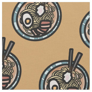Ramen lovers cute Japanese Fabric