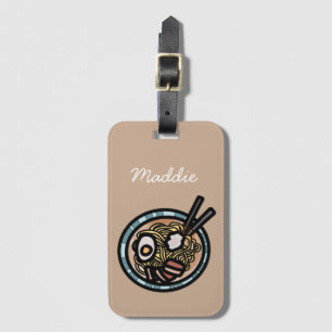 Ramen lovers cute Japanese Luggage Tag