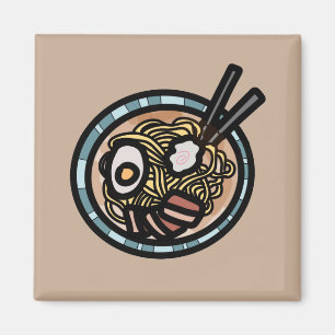 Ramen lovers cute Japanese Magnet