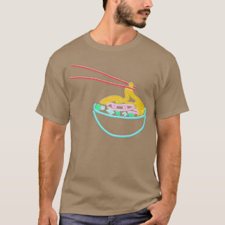 Ramen Noodle Bowl Chopstick Retro2023 T-Shirt
