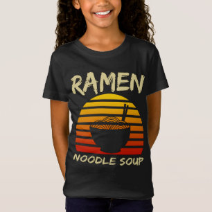 Ramen Noodle Soup Kawaii Japanese Noodles Vintage T-Shirt
