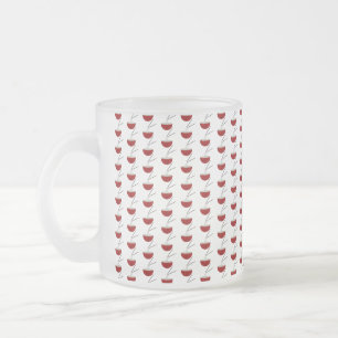 Ramen Noodles Asian Bowl Party Frosted Glass Coffee Mug