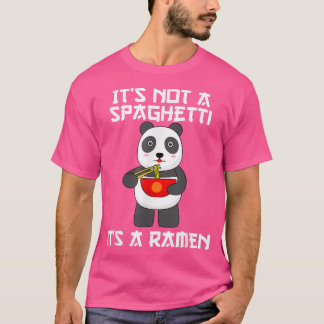 Ramen Noodles Bowl With Chopsticks & Panda For Ram T-Shirt