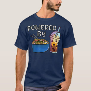 Ramen Noodles Bubble Tea Tapioca Milk Kawaii Boba T-Shirt